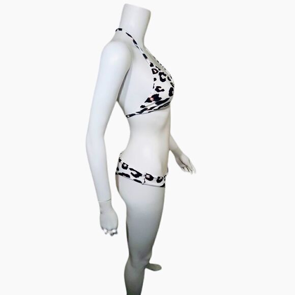 NWT Plumeria Swimwear Leopard Bikini Bottom  - Picture 2 of 9